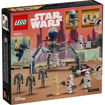 Конструктор LEGO Star Wars™ Клони-піхотинці й Бойовий дроїд. Бойовий набір (75372)
