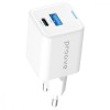 Мережевий зарядний пристрій Proove Pocket GaN Plus 25W (Type-C + USB) (White)