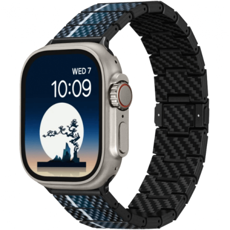 Ремінець Pitaka Chroma Carbon Band Poetry of Things Moon for Apple Watch 42/44/45/49mm (AWB2306)