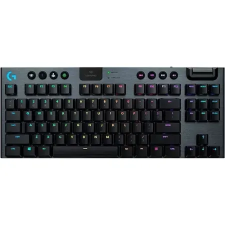 Клавіатура Logitech G915 TKL Lightspeed Wireless RGB Tactile Carbon (L920-009503)  у Чернівцях