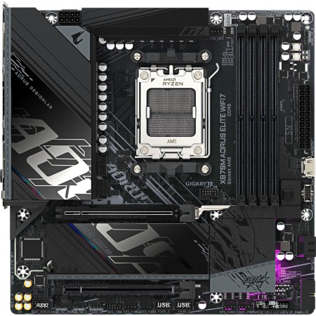 Материнська плата GIGABYTE X870M AORUS ELITE WIFI7 sAM5 mATX (X870M AORUS ELITE WIFI7)