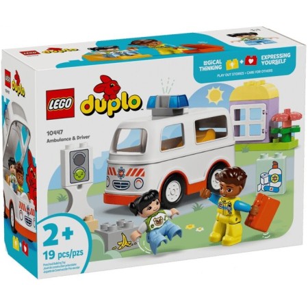 Конструктор LEGO DUPLO Town Швидка допомога та водій (10447)