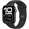 Apple Watch Series 10 46mm Jet Black Aluminum Case with Black Sport Band - S/M  у Чернігові