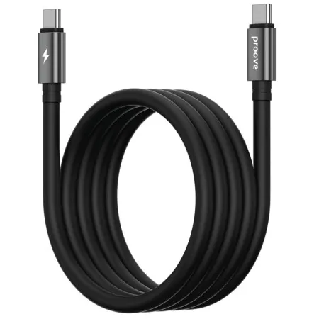 Кабель Proove Magneto Type-C to Type-C 60W (1m) black