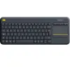 Клавіатура Logitech K400 Plus Touch Wireless Black UA (L920-007145)  у Полтаві