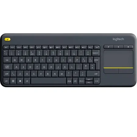 Клавіатура Logitech K400 Plus Touch Wireless Black UA (L920-007145)