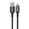 Кабель Proove Dense Metal USB to Lightning 2.4A (1m) Black  у Луцьку