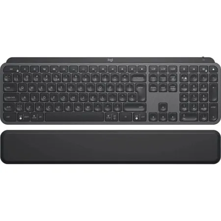 Клавіатура Logitech MX Keys Advanced Wireless Illuminated with Palm Rest Graphite (L920-009416)
