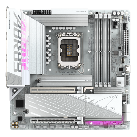 Mатеринська плата GIGABYTE B860M AORUS ELITE WIFI6E ICE s1851 mATX (B860M AORUS ELITE WIFI6E ICE)  у Запоріжжі