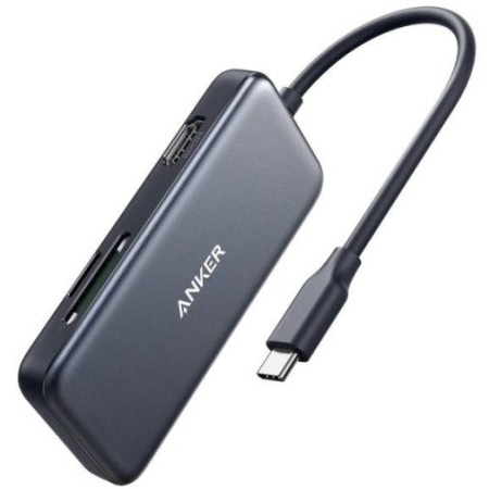 USB-хаб Anker Premium 5in1 (Gray) (A8334HA1)