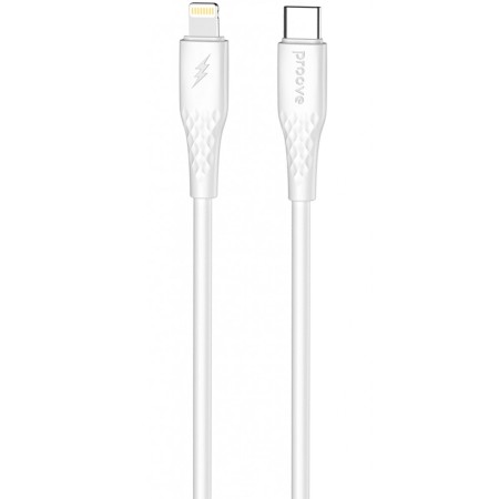Кабель Proove GridLine Type-C to Lightning 27W (1m) white