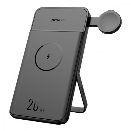 Зовнішній акумулятор Proove Power Stand 2 in 1 20W 10000mAh (Black)  у Полтаві