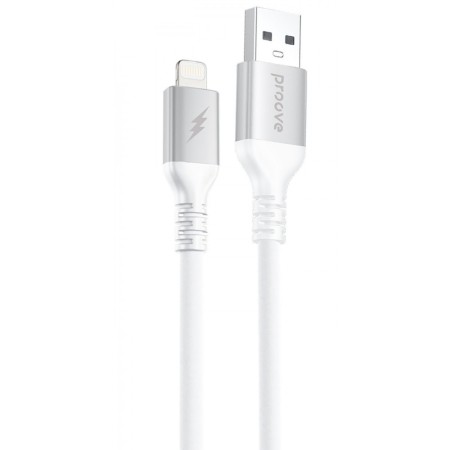 Кабель Proove ReGen Silicone USB to Lightning 2.4A (1m) White