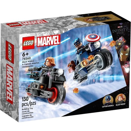 Конструктор LEGO Marvel Мотоцикли Чорної Вдови й Капітана Америка (76260)  у Луцьку