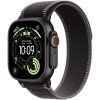 Apple Watch Ultra 3 49mm Black Titanium Case with Black/Charcoal Trail Loop - S/M (MF1D4QP/A)
