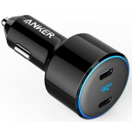 Автомобільний зарядний пристрій Anker PowerDrive+ III Duo (Black) (A2725H11)
