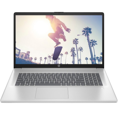 Ноутбук HP 17-cp2014ua 17.3'' FHD IPS, 300n | Ryzen 5 7520U  | 8Gb | 512Gb | Radeon | FPS | DOS | Сріблястий