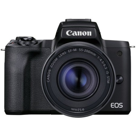 Фотоапарат Canon EOS M50 Mk2 + 15-45 IS STM + 55-200 IS STM Black (4728C041)  у Чернівцях