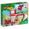 Конструктор LEGO DUPLO Пожежна частина та гвинтокрил (10970)