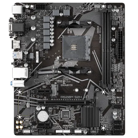 Mатеринська плата GIGABYTE A520M S2H sAM4 mATX (A520M S2H)