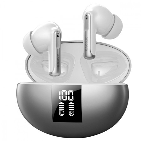 Бездротові навушники Proove Thunder Buds SE TWS with ANC (Silver)  у Львові