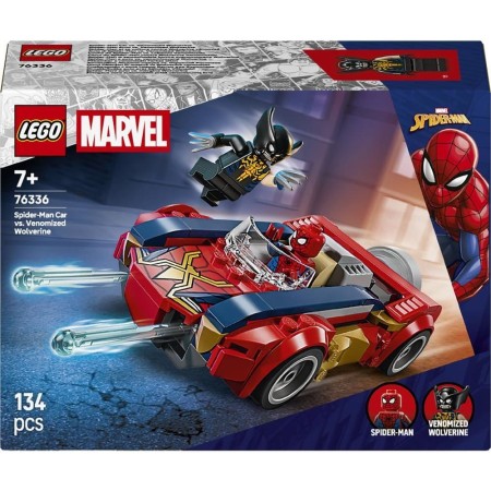 Конструктор LEGO Super Heroes Автомобіль Людини-павука vs. Отруєний Росомаха (76336)