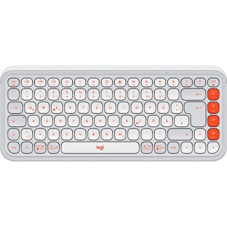 Клавіатура Logitech POP Icon Keys Bluetooth UA Off-White (L920-013072)