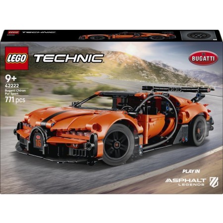 Конструктор LEGO Technic Гіперкар Bugatti Chiron Pur Sport (42222)