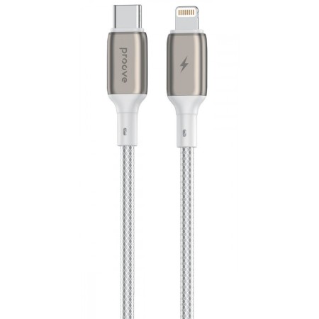 Кабель Proove Dense Metal Type-C to Lightning 27W (2m) white