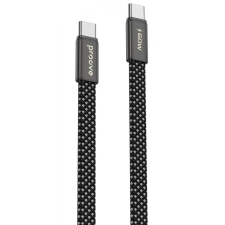 Кабель Proove AirLine Type-C to Type-C 60W (1m) black  у Чернівцях
