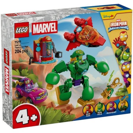 Конструктор LEGO Disney Junior Marvel Локі проти команди Залізної Людини (11211)