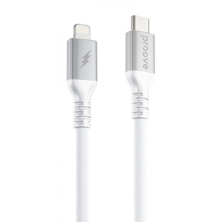 Кабель Proove ReGen Silicone Type-C to Lightning 27W (2m) White  у Чернівцях