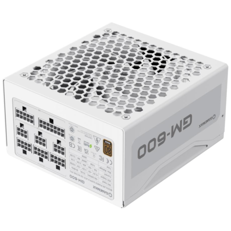 Блок живлення GAMEMAX GM-600 Modular white ATX 600W 80 Plus Bronze (GM-600 Modular white)  у Миколаєві