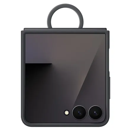 Чохол Samsung Silicone Case with Ring Black для Flip 7 (F766) (EF-PF766TBEGUA)