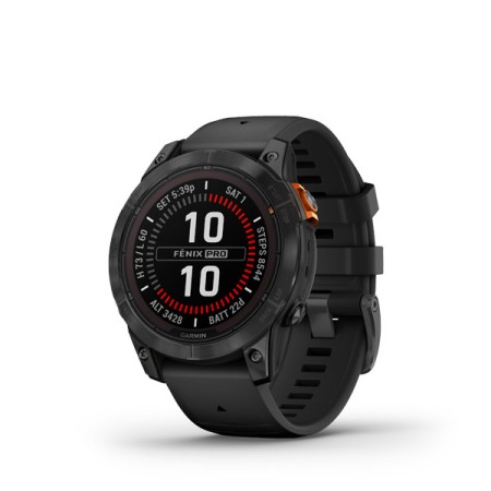 Смартгодинник Garmin Fenix 7 Pro Solar Slate Gray with Black Band (010-02777-01)