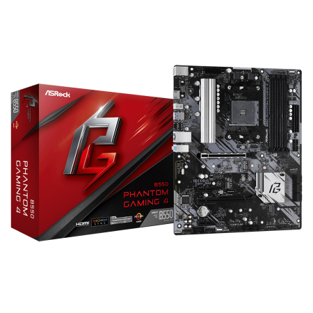 Материнська плата ASROCK B550 Phantom Gaming 4 sAM4 ATX (B550 Phantom Gaming 4)