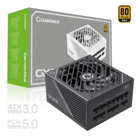 Блок живлення GAMEMAX GX-850 PRO BK (ATX3.0 PCIe5.0)  ATX 850W 80 Plus Gold (GX-850 PRO BK (ATX3.0 PCIe5.0))  у Львові