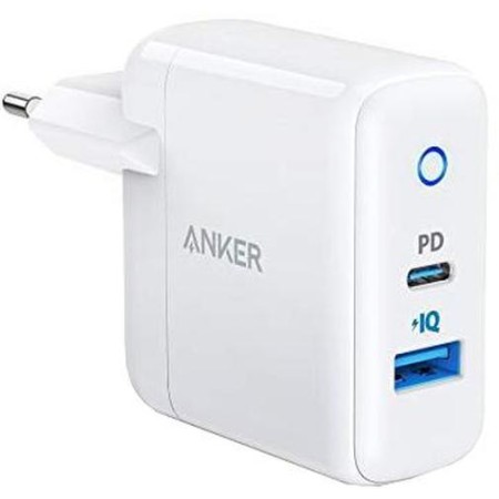 Зарядний пристрій Anker PowerPort 2 2xUSB 30W (White) (A2321L21)