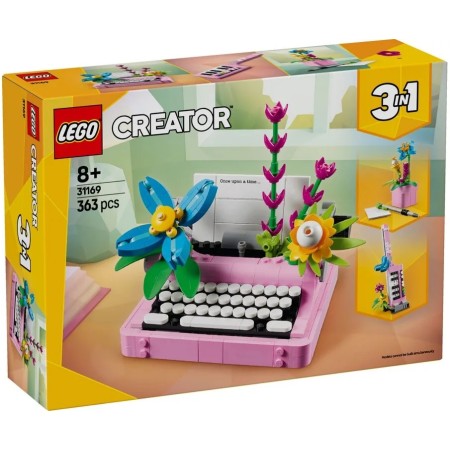 Конструктор LEGO Creator Друкарська машинка з квітами (31169)  у Харкові