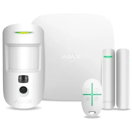 Комплект сигналізації Ajax StarterKit Cam Plus (White)  у Києві