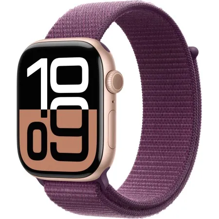 Apple Watch Series 10 46mm Rose Gold Aluminum Case with Plum Sport Loop  у Миколаєві