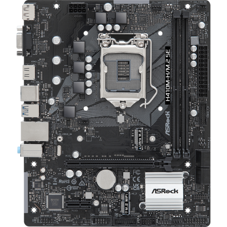 Материнська плата ASROCK H410M-H/M.2 SE s1200 Micro-ATX (H410M-H/M.2 SE)