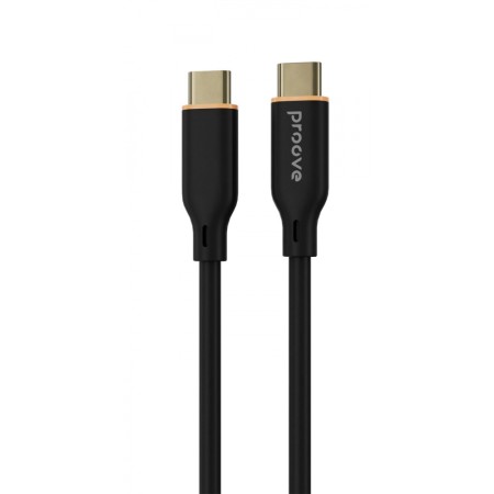 Кабель Proove Jelly Silicone Type-C to Type-C 60W (1m) (Black)  у Чернівцях