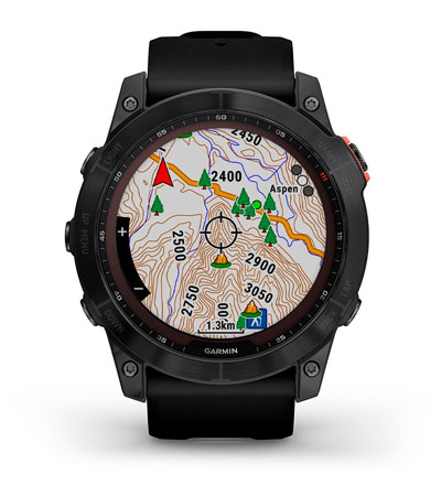 Garmin fenix 7x Solar - Отримайте доступ до кількох глобальних навігаційних супутникових систем Отримайте доступ до кількох глобальних навігаційних супутникових систем