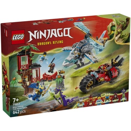 Конструктор LEGO Ninjago Автомобільна битва ніндзя біля будинку на дереві (71857)  у Чорноморську