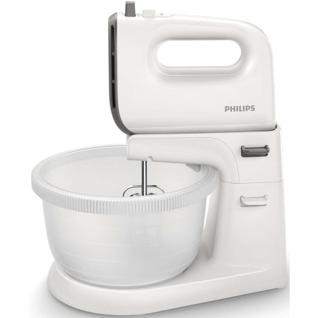 Міксер PHILIPS стаціонарний Viva Collection 450Вт White/Gray (HR3745/00)