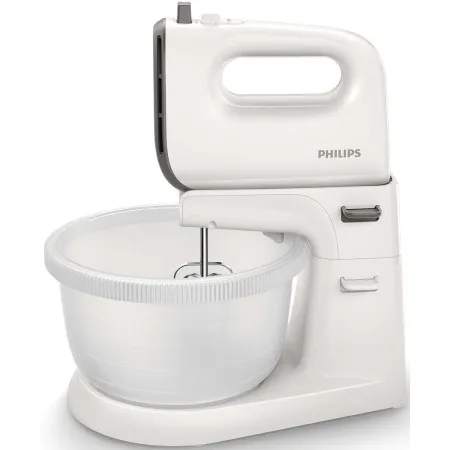 Міксер PHILIPS стаціонарний Viva Collection 450Вт White/Gray (HR3745/00)