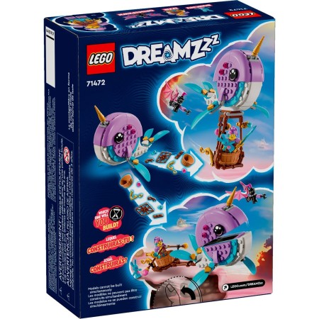 Конструктор LEGO DREAMZzz Повітряна куля Іззі «Нарвал» (71472)