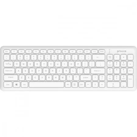 Бездротова клавіатура Proove Classic Code (Ukraine Layout) (White)  у Кропивницькому