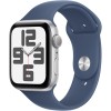 Apple Watch SE 2 2024 40mm Silver Aluminum Case with Denim Sport Band S/M  у Тернополі